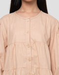 Nevada Tiered Kerah Shanghai Mastier Blouse Anak Perempuan
