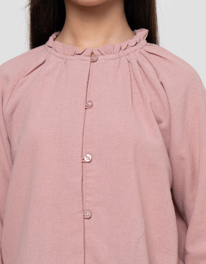 Nevada Kerah Ruffle Masrufcoll Blouse Anak Perempuan