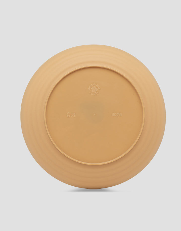 MxM Green Leaf Plate Piring Bulat Lucent 26.8 X 3.8 cm