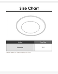 MxM Green Leaf Plate Piring Bulat Lucent 26.8 X 3.8 cm