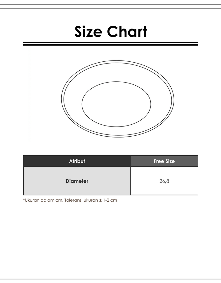 MxM Green Leaf Plate Piring Bulat Lucent 26.8 X 3.8 cm