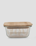 MxM Homeco Square Container With Bamboo Lid 310 ml