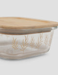 MxM Homeco Container Square Container With Bamboo Lid 510 ml
