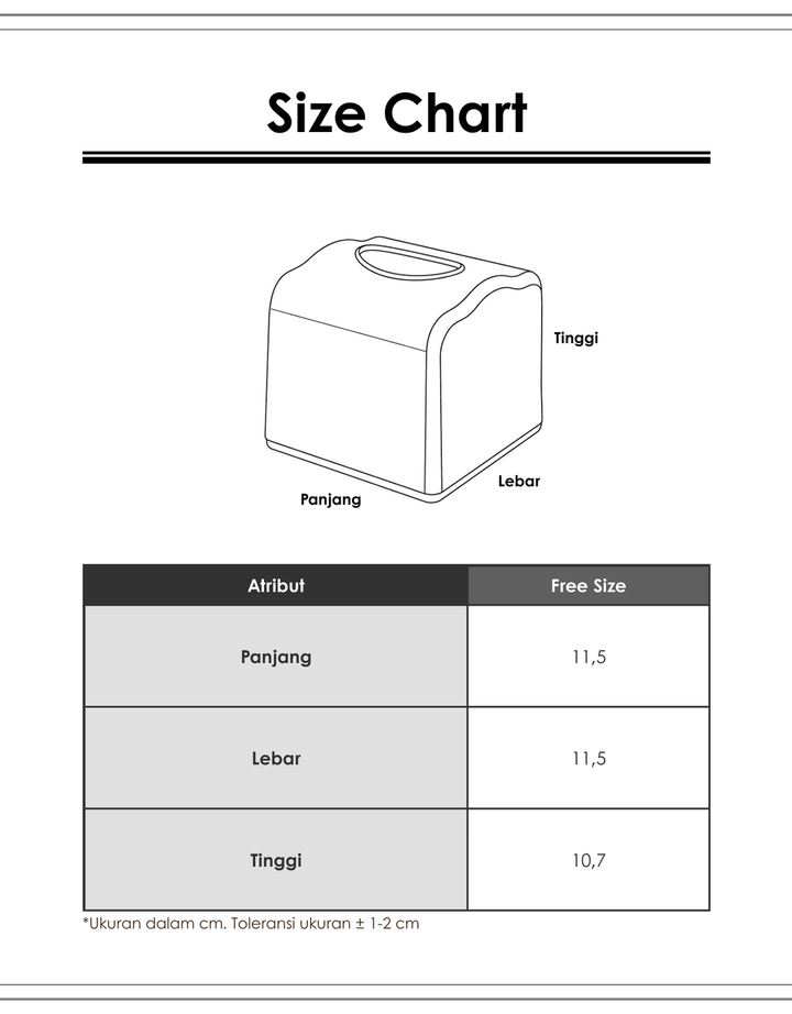 MxM Hawaii Tissue Box Tempat Tissue Marvela (5991)