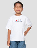 Little M Track My Trail Print Kaos Oversize Anak Laki-Laki