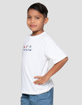 Little M Track My Trail Print Kaos Oversize Anak Laki-Laki