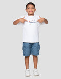 Little M Track My Trail Print Kaos Oversize Anak Laki-Laki