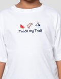 Little M Track My Trail Print Kaos Oversize Anak Laki-Laki