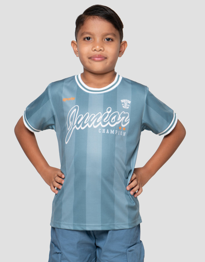 Little M Sub Junior Sport Print Kaos Oversize Anak Laki-Laki