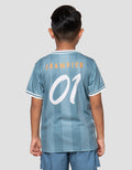 Little M Sub Junior Sport Print Kaos Oversize Anak Laki-Laki