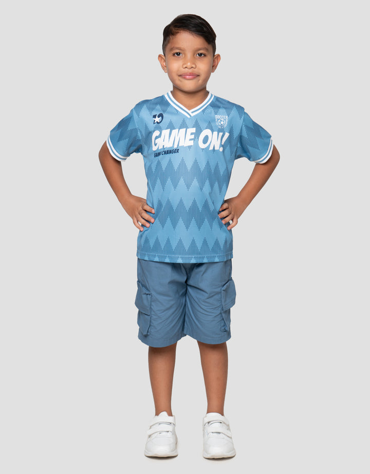 Little M Sub Game On Print Kaos Oversize Anak Laki-Laki