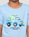 Little M Coolest Croc Around Print Kaos Anak Laki-Laki