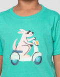 Little M Scooter Print Kaos Anak Laki-Laki