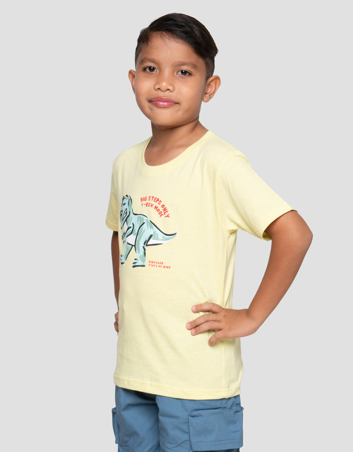 Little M Big Steps Only Print Kaos Anak Laki-Laki