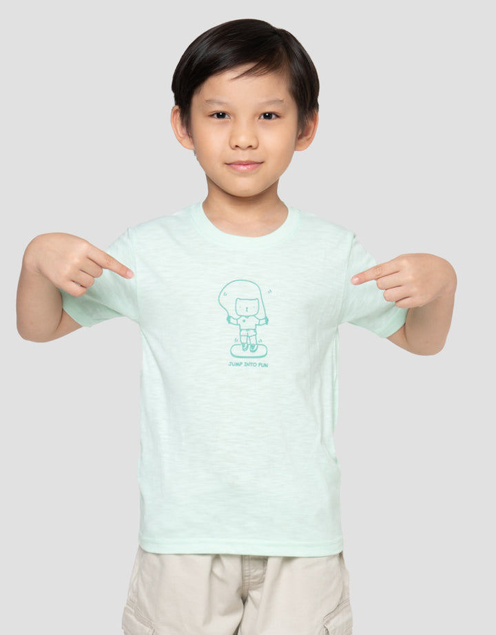 Little M Jump Into Fun Kaos Anak Laki-Laki