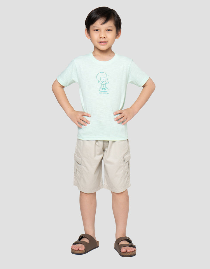 Little M Jump Into Fun Kaos Anak Laki-Laki