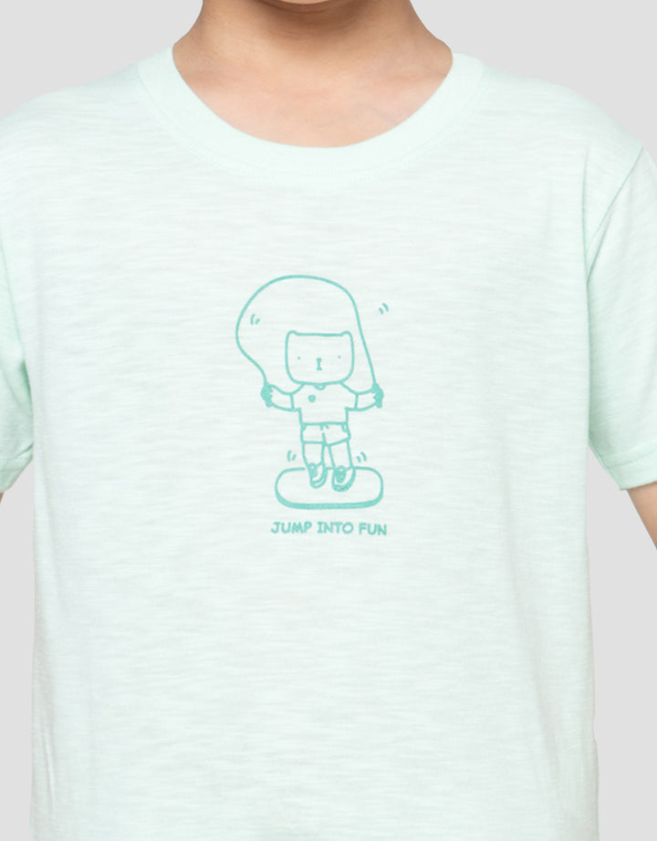 Little M Jump Into Fun Kaos Anak Laki-Laki