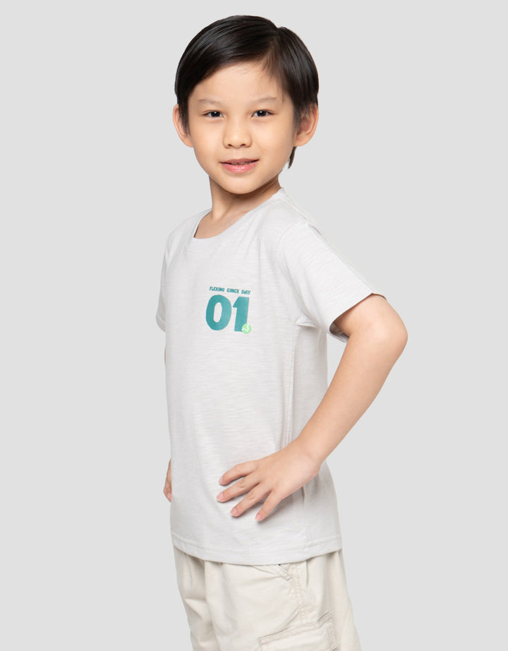 Little M Ss Flexng Kaos Anak Laki-Laki