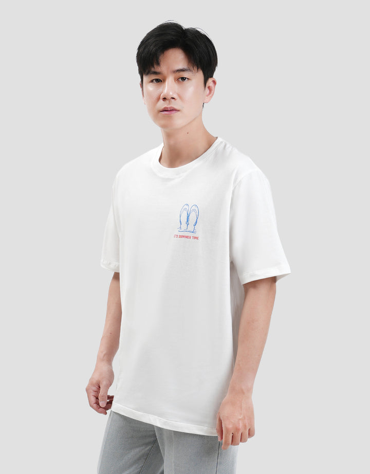 Aos Theme Tbnd Summer Seaside Kaos Pria