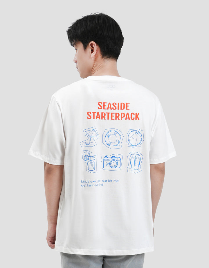 Aos Theme Tbnd Summer Seaside Kaos Pria
