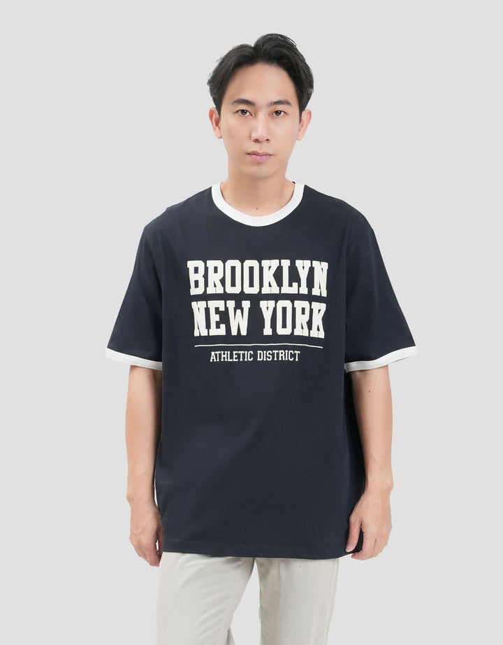 Aos The Jocks Ringer Tee-3 Kaos Pria
