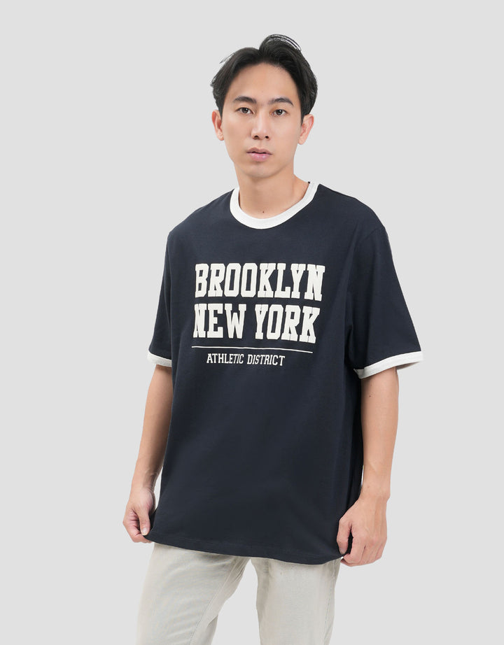 Aos The Jocks Ringer Tee-3 Kaos Pria