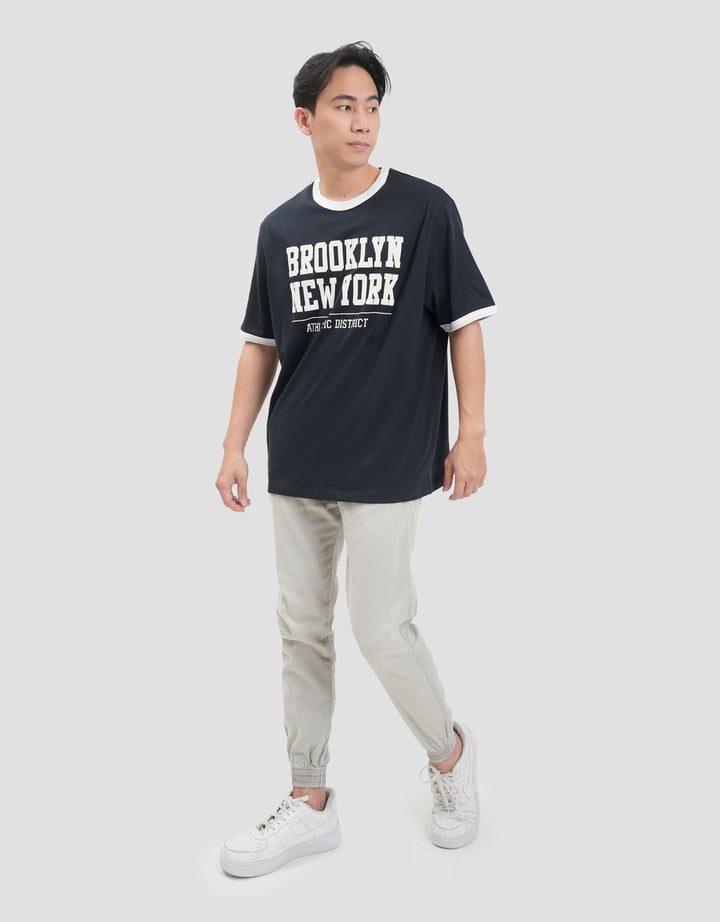 Aos The Jocks Ringer Tee-3 Kaos Pria