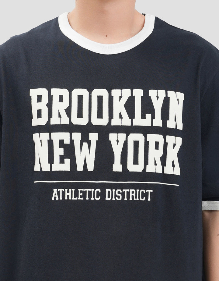 Aos The Jocks Ringer Tee-3 Kaos Pria