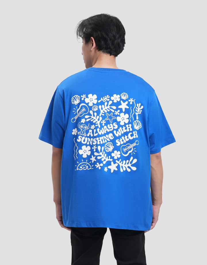 Aos Theme Tbnd Disney Lilo And Stitch-1 Kaos Pria