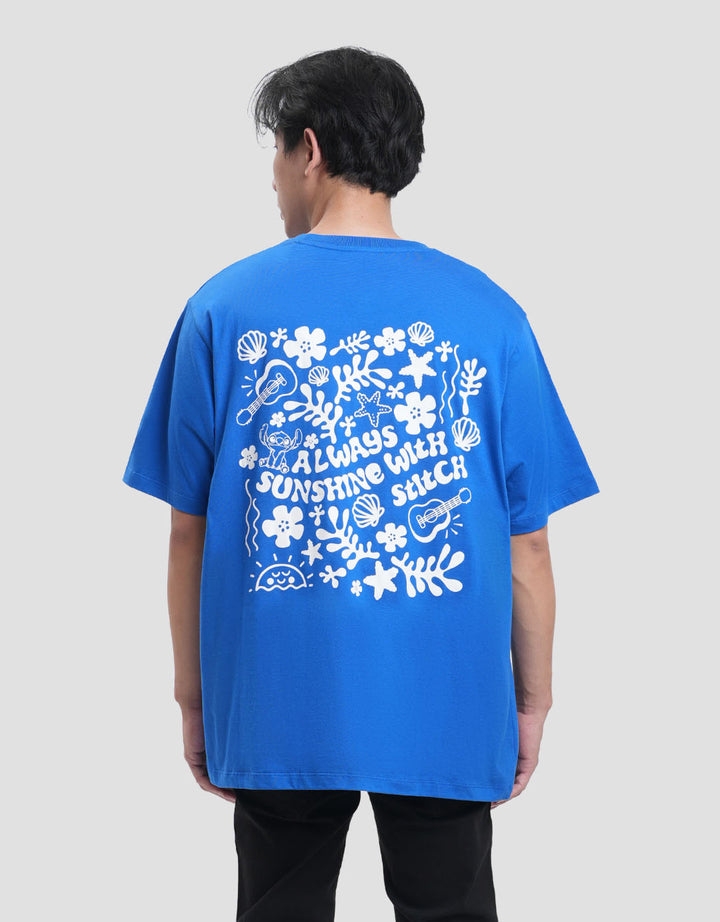 Aos Theme Tbnd Disney Lilo And Stitch-1 Kaos Pria