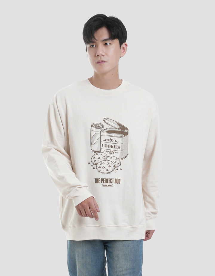 Aos Food One Theme Sweater Pria