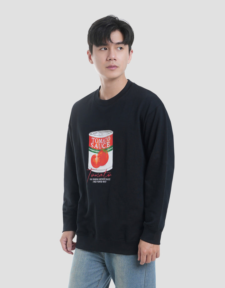 Aos Food Two Theme Sweater Pria
