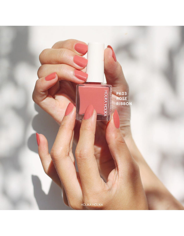 Holika Holika Piece Matching Nails Lacquer PK03 Rose Ribbon