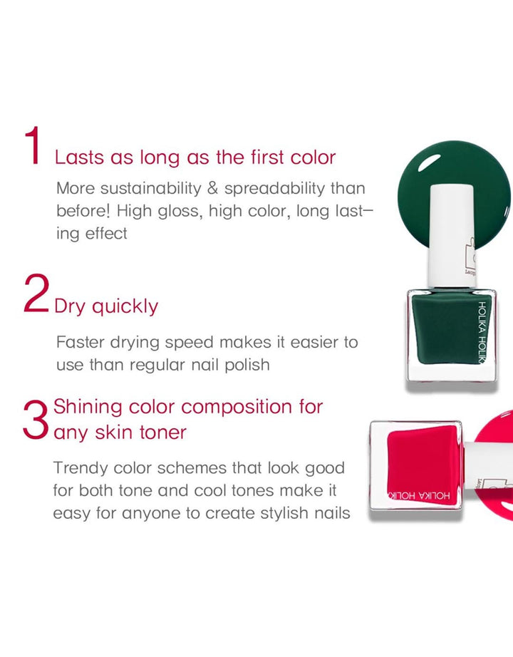 Holika Holika Piece Matching Nails Lacquer PK03 Rose Ribbon