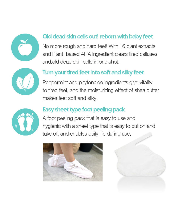 Holika Holika Baby Silky One Shot Foot Peel Mask - 20 ml