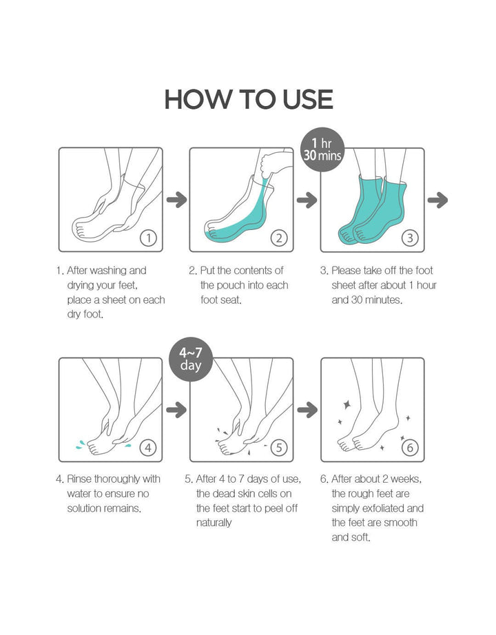Holika Holika Baby Silky One Shot Foot Peel Mask - 20 ml