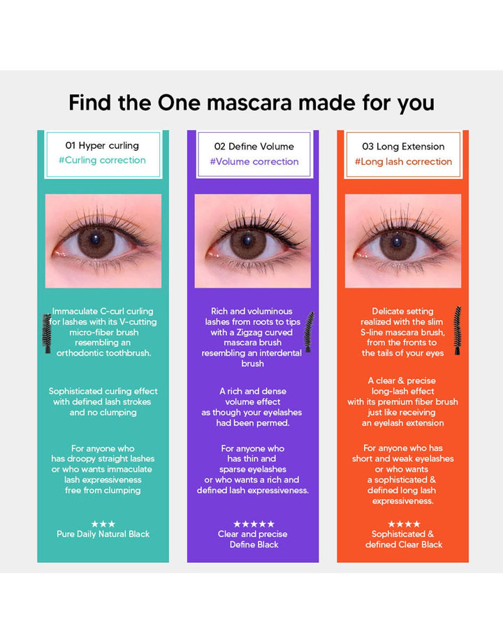 Holika Holika Lash Correcting Mascara 04 Long Extension Brown