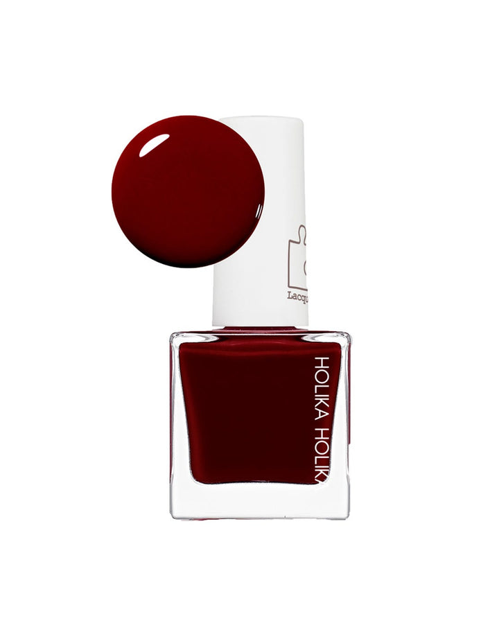 Holika Holika Piece Matching Nails Lacquer RD01 Burgundy Highheel
