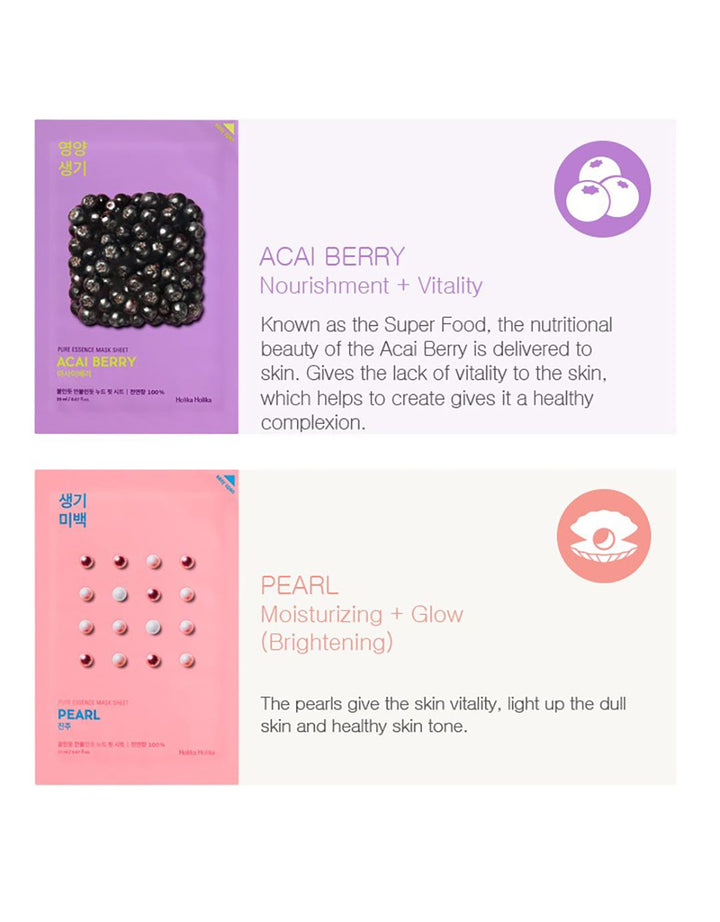 Holika Holika Pure Essence Mask Sheet Pearl