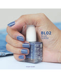 Holika Holika Piece Matching Nails Lacquer BL02 Blue Suede