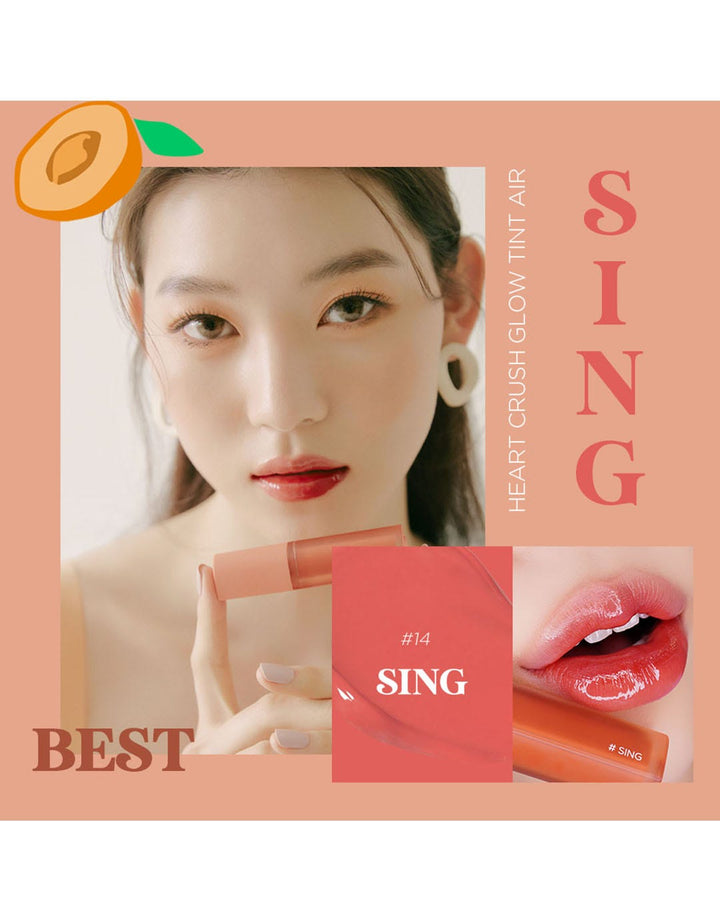 Holika Holika Heart Crush Glow Tint Air 14 Sing - 3 gr
