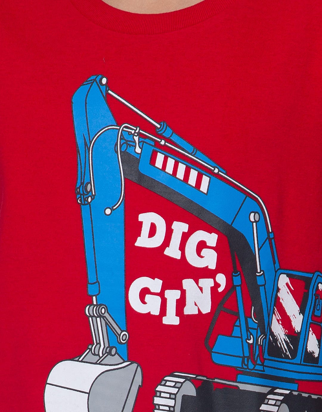 Little M Short Sleeve T-Shirt Best Buy Excavator