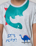 Little M Short Sleeve T-Shirt Dino Let's Play