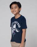 Little M Short Sleeve T-Shirt Shark Dad Best Bud
