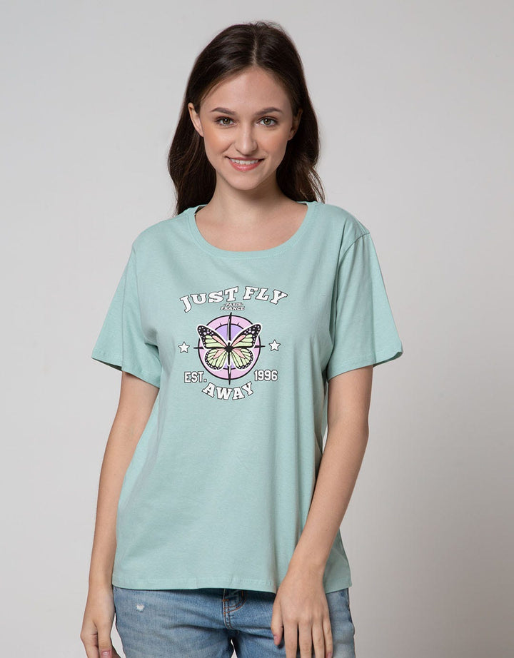 Nevada Short Sleeve T-Shirt Butterfly Just Fly Away