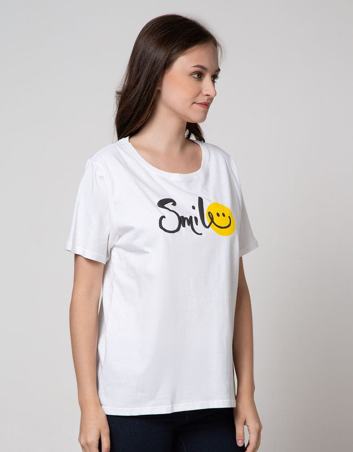 Nevada Short Sleeve T-Shirt Print Smile
