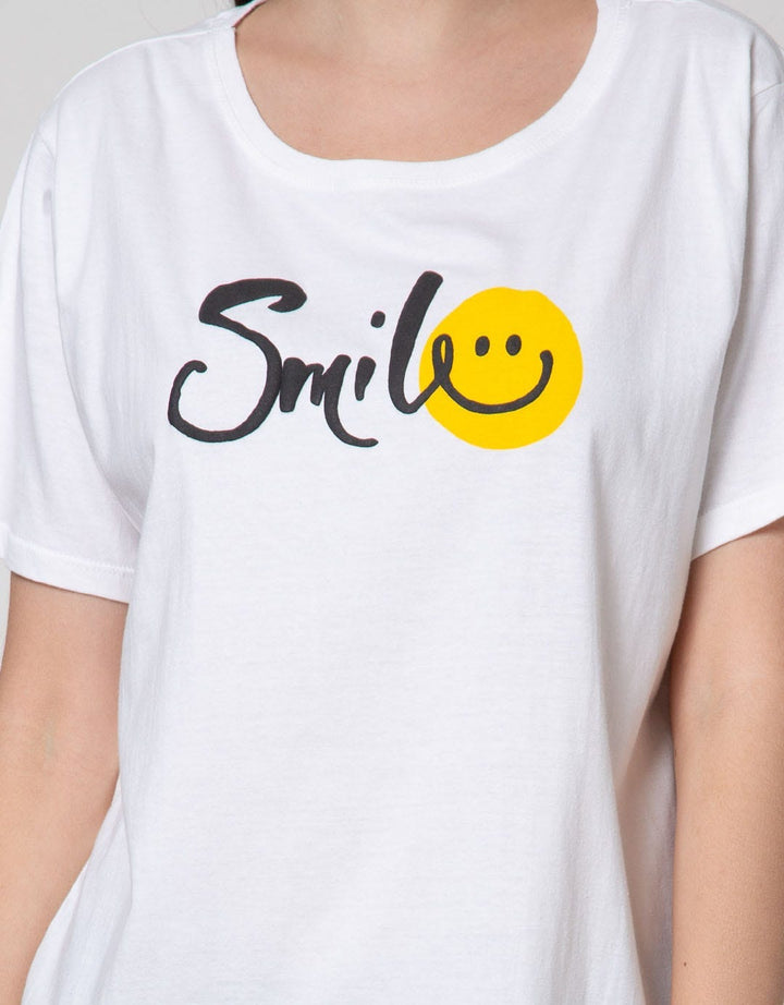 Nevada Short Sleeve T-Shirt Print Smile