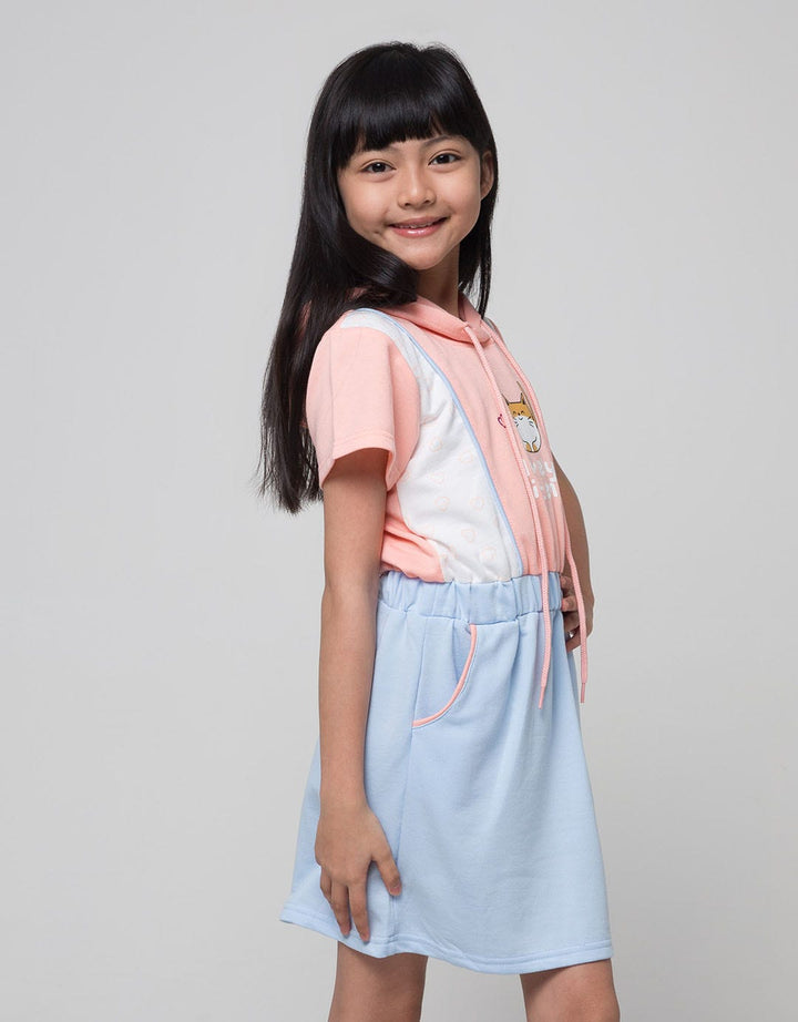 Little M Hoody Cat Midi Dress