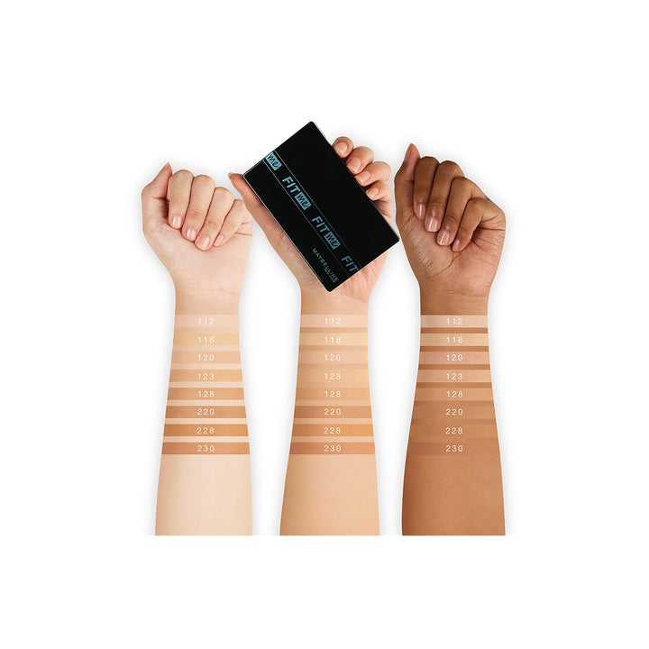 Maybelline Fit Me 24Hr Oil Control Powder Foundation - 123 Soft Nude