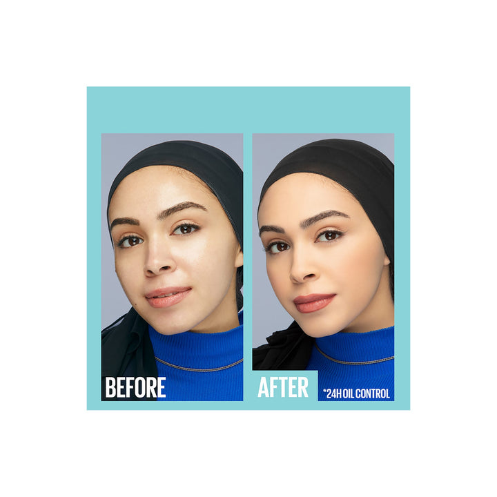 Maybelline Fit Me 24Hr Oil Control Powder Foundation - 123 Soft Nude